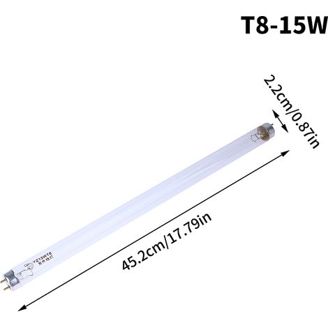 Lampade UV da 10/15/18W per la sterilizzazione dell'acqua. (1/5)