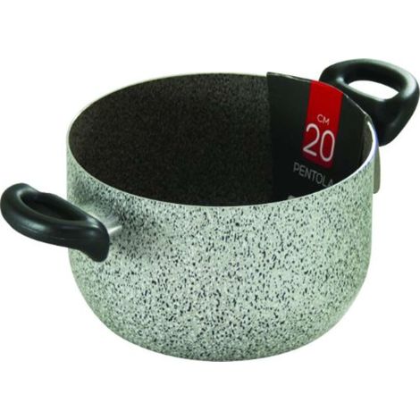 Mamù Pentola antiaderente, alluminio, PFOA free, antigraffio, made in italy, Ø 16 cm