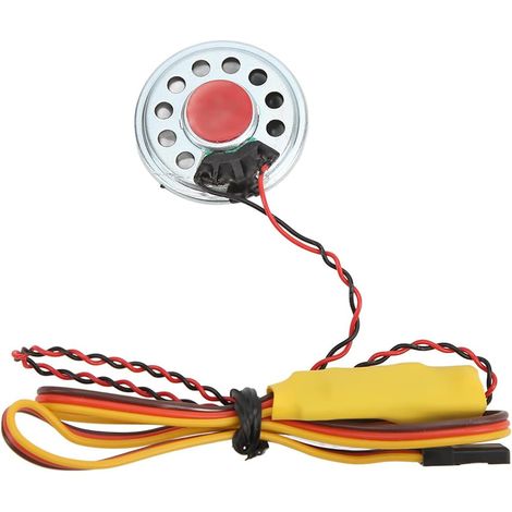 Trompette de Voiture RC 90 DB, Mini klaxon de sirène pour Voiture Camion de Pompiers Simulation sonore d'ambulance pour Voitures RC à l'échelle 1/8 1/10 pour des Sons de véhicules d'urgence (1/5)