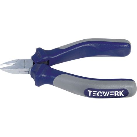 Cortador diagonal electrónico L.110mm Faceta sí ennegrecido TECWERK (1/2)