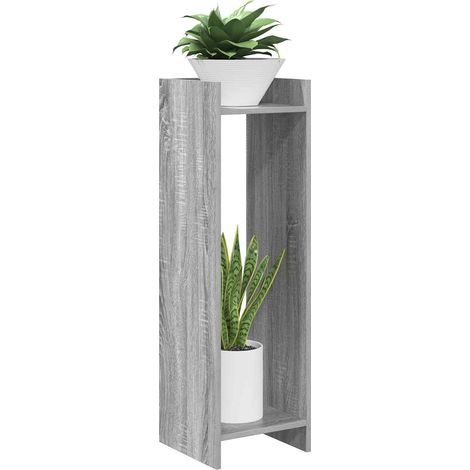 Maison Exclusive - Supporto per piante Sonoma grigio 30 x 30 x 100 cm (1/5)