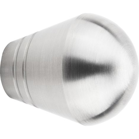 Möbelknopf EDINBURGH Ø 15 mm Höhe 30 mm Edelstahl gebürstet Edelstahlgriff Schubladenknopf (1/4)