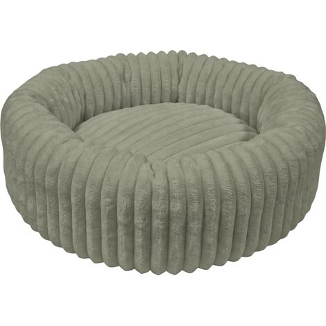 MOKA - Panier chien/chat gros velours côtelé - XL - Vert (1/5)