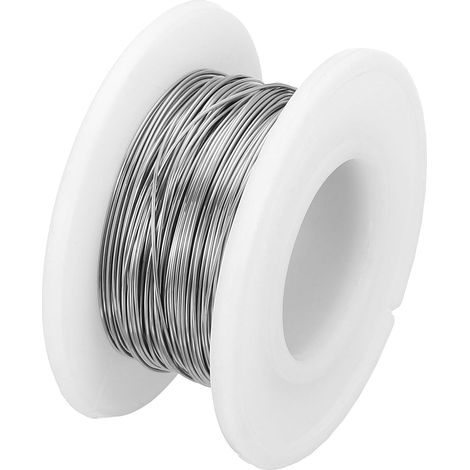 66 FT Heating Resistance Wire, 0.4 mm 26 Gauge Wire Winding Nichrome Coil Element Heating Wire Resistance for Household Appliances Industry Materials Aerospatial Resistors (1/5)