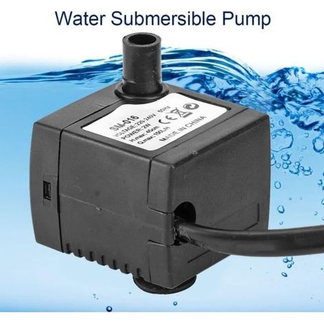 Ultra-quiet submersible mini water pump fountain with reservoir for fish pond aquarium (1/4)