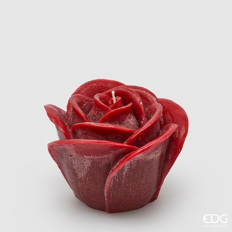 EDG Enzo De Gasperi Candela Rosa Sugar H 10 Cm D 13 Cm Burgundy