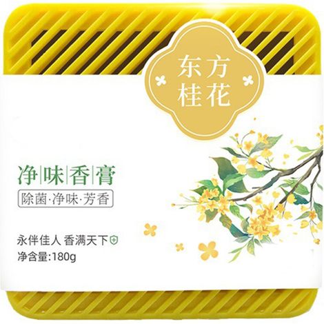 Déodorant solide parfumé longue durée pour voiture - Diffuseur d'air frais à l'osmanthus sucré, désodorisant parfumé (1/5)