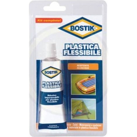 6 x BOSTIK PLASTICA FLESSIBILE TUBETTO 50 G BLISTER