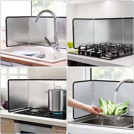 Protection anti-éclaboussures pour four pliable Cuisine 40 cm de hauteur Plaque de protection de cuisine XL (Ha PROTECTION DRESSEUR - Maison Protection anti-éclaboussures pour four pliable Cuisine 40 cm de hauteur Plaque de protection de cuisine XL (Ha PROTECTION DRESSEUR - Maison