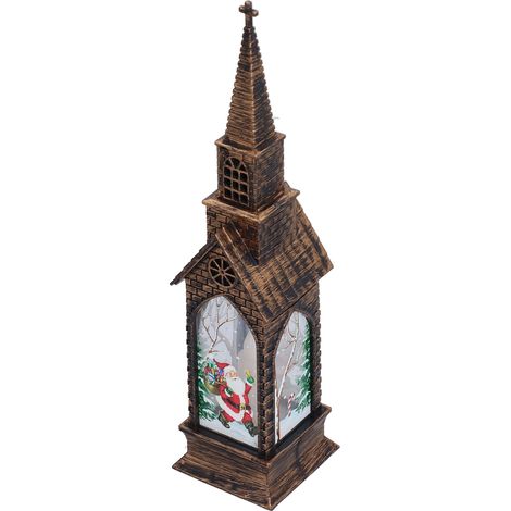 Lanterne lumineuse de Noël, bougeoir, décoration de bureau de Noël, petites veilleuses LED, aîné (1/5)