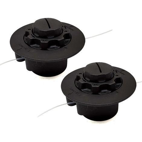 Lot de 2 têtes de tondeuse, bobines de fil, pour Stihl AUTOCUT C6-2, C5-2, 5-2 pour VIKING TE600 TE700 TE1000 FS38 FS40 FS45 FS50 FSE60 FSE81 4006 710 2105/4006 7105/44 006 7006 10 2126