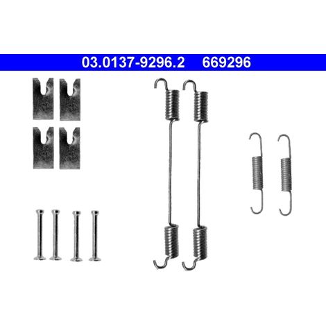 Kit d'accessoires, mâchoire de frein ATE 03.0137-9296.2 FIAT 16 08 015 20 86 030