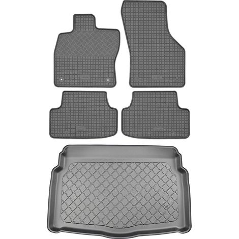 Set di tappetini in gomma per auto e tappetino per bagagliaio per Volkswagen Golf VIII Hatchback (5 porte) dal 12/2019 (1/5)