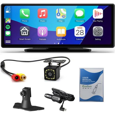 Écran Voiture 10.26 Pouces avec CarPlay Sans Fil, Android Auto, GPS, Bluetooth (1/5)