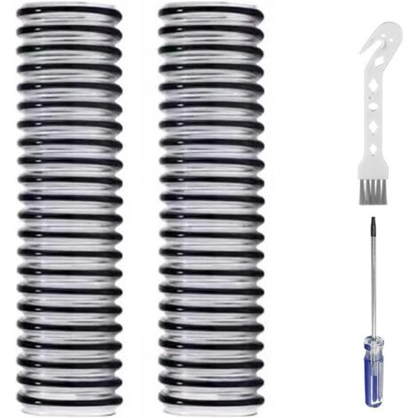2 Pièces - Tuyau De Rechange - Tournevis - Brosse De Nettoyage - Compatible Tineco Floor One S3 S5 S6 S7 Ifloor 3 Breeze - Noir - 30cm (1/5)
