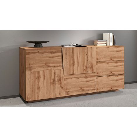 Credenza 2 Ante 180x44x86 cm Pongo 2A 3C Rovere Wotan (1/5)