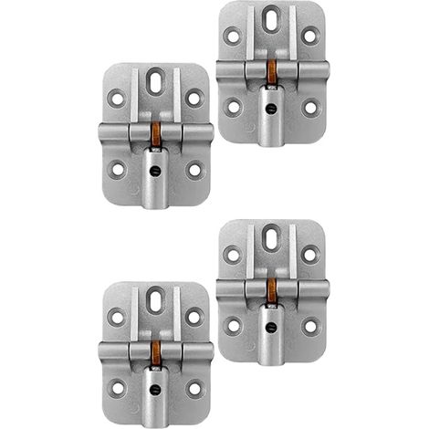 180-degree adjustable hinge, locking folding hinge, adjustable door hinge, sheet table hinge, 4 pieces. Easy installation, easy to use.