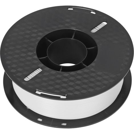 Filament PLA 1.75mm 1kg blanc, filament d'impression 3D écologique, sans fumée ni odeur, consommable pour imprimante 3D (1/5)