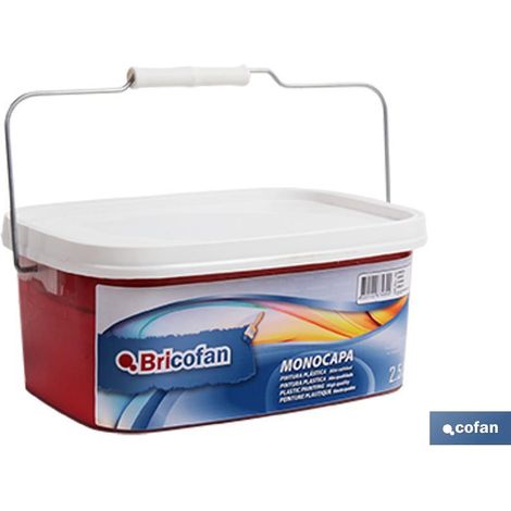 Peinture plastique monocouche cerise (2,5 Lt) (1/4)