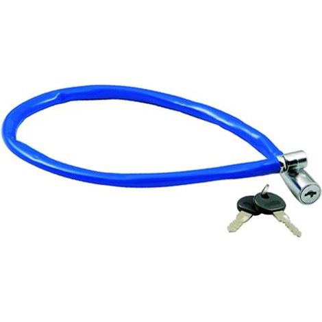 Lucchetto per Cicli Bici Moto Blinky Cavo E Chiave Cm. 55