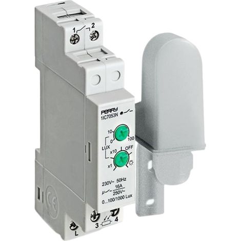 Perry Interruttore crepuscolare compatto Bianco IP65