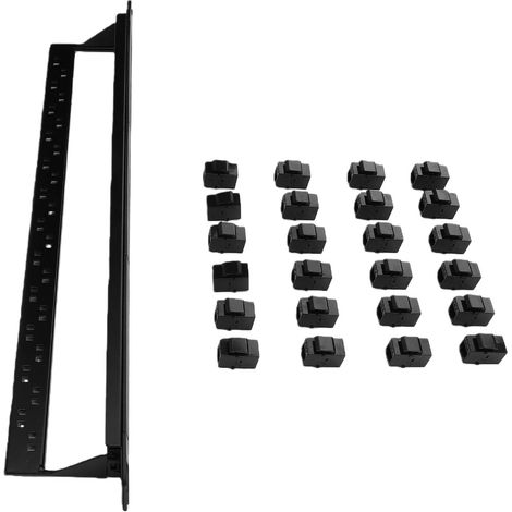 Panneau de Brassage Robuste à 24 Ports avec Connecteurs RJ45 pour Les Environnements Résidentiels et Commerciaux (1/5)