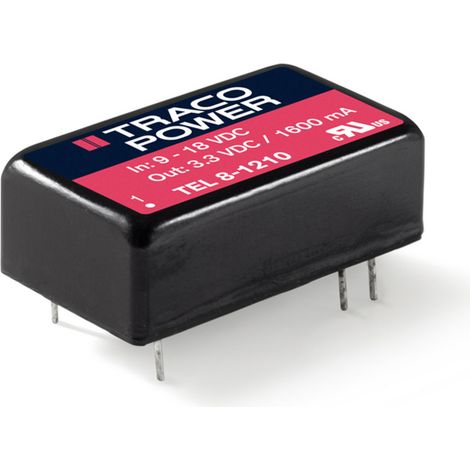 TracoPower TEL 8-1215 DC/DC-Wandler, Print 12 V/DC 24 V/DC 335 mA 8 W Anzahl Ausgänge: 1 x Inhalt 1