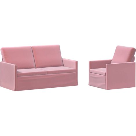Juego de Sofá 2 pcs Rosa PWNEDBYLORD666YWH vidaXL (1/5)