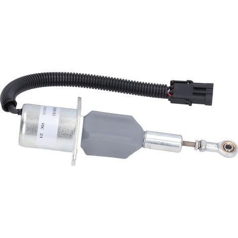24V Kraftstoffabsperrventil, Flammenschneidmagnet 3928161, Ersatzteil für Cummins 6CT 8.3L, zuverlässiges Motorteil. (1/5)