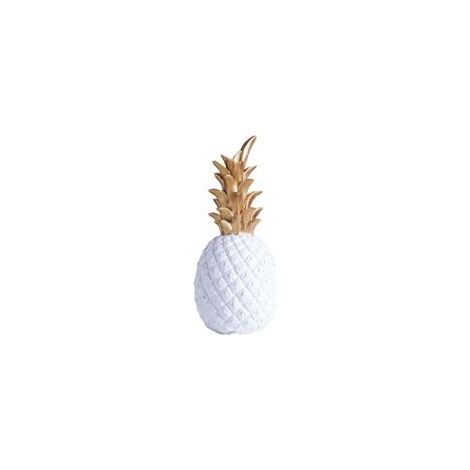 Decorazioni ornamentali a forma di ananas, decorazione moderna in resina a forma di ananas - Crezuo
