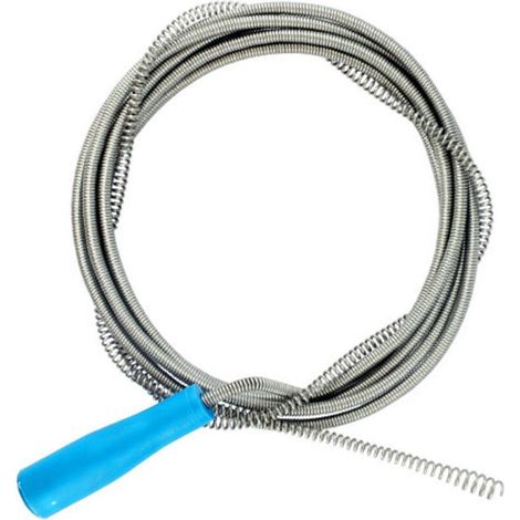 Furet déboucheur avec manivelle, Débouchage canalisation,Sonde de debouchage, furet canalisation pour les travaux manuels (3 Metre X 5mm) (1/4)