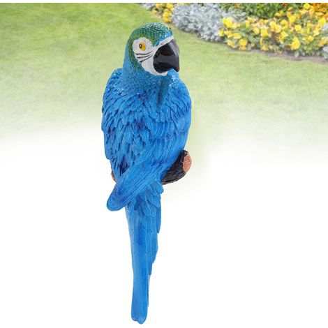 Statue de Parrot [KEBOSS] Design Left Blue Figurine Résine Léger Haute Résistance (1/5)