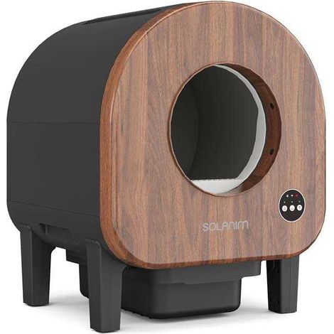 Litière auto-nettoyante 65L wifi avec caméra HD Leon (1/4)