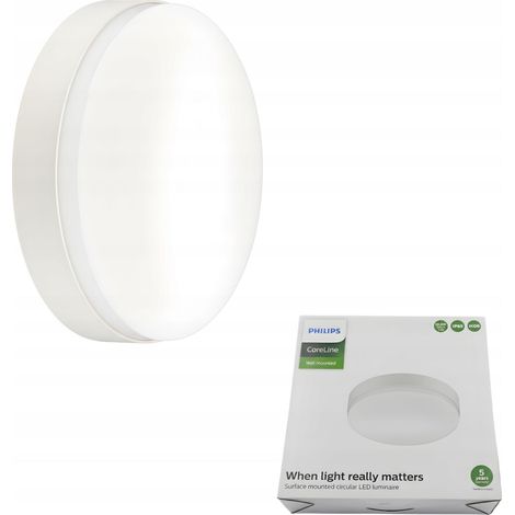 PHILIPS CoreLine Wandleuchte mit LED-Beleuchtung WL131VLRD20S/830PSU WH weiß 22W