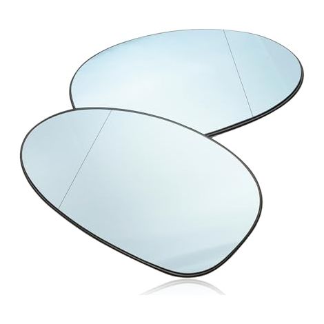 [NUNCA USADO] Espejo retrovisor exterior asférico calefactable de repuesto para BMW Serie 1 E81 E87 E88 E82 Serie 3 E46 E90 E91 E92 E93, espejo lateral azul 51167145268 51167145267 (1/5)