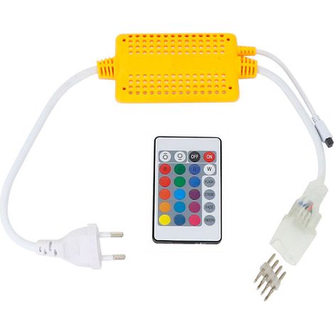 Contrôleur Néon LED RGB 220V avec télécommande - Ledme - LM2161