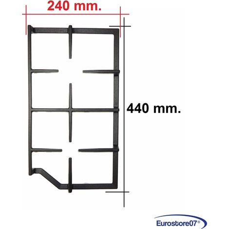 Griglia  ghisa brunita  cucina  aeg - zanussi   440 X 200   mm 140064494010 (1/4)
