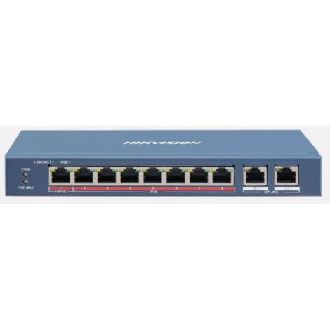 Hikvision ds-3e0310hp-e switch 301801346-8 puertos