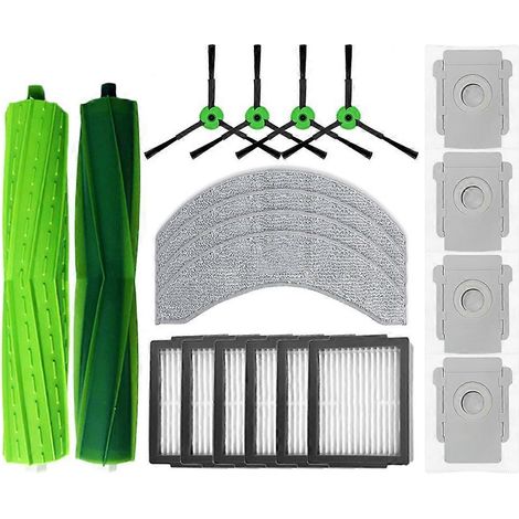 Accessoires pour aspirateur robot iRobot Roomba Combo J7+/Roomba Combo J9+ : sac à poussière, tambour et brosse latérale (1/5)