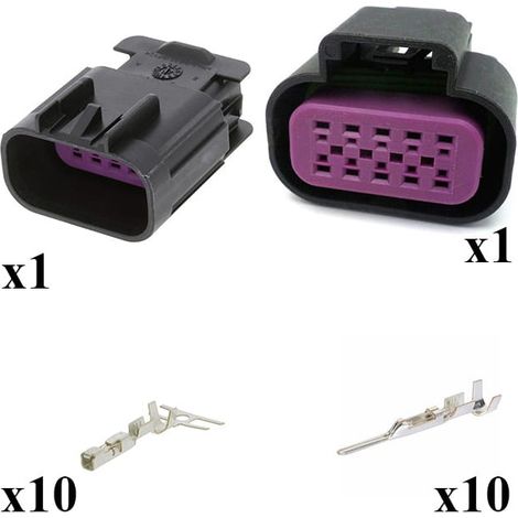 Kit connettore serie GT 150 maschio femmina 10 vie
