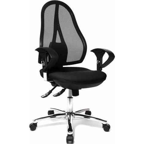 Topstar Bürostuhl / Drehstuhl Open Point SY AL.U2 Chrom schwarz (1/2)