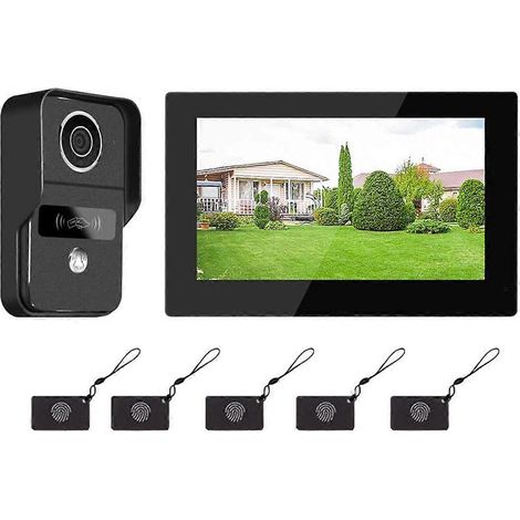 Interphone vidéo Wi-Fi 1080p à 2 fils avec prise européenne (1/5)