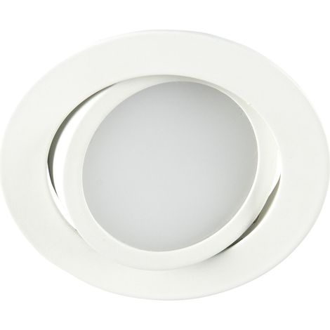 Encastré intérieur LED'UP AGENCEMENT rond orientable blanc 4000K 3,5W 185lm IP20 - EUROPOLE - 461731