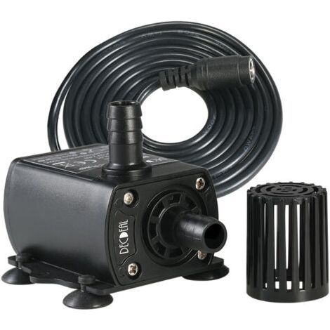 Extrem leise, bürstenlose Gleichstrom-Wasserpumpe 250 l/h – Maximale Fördermenge 250 l/h – Schutzart IP68 für den Einsatz unter Wasser – Für Aquarien und Springbrunnen (1/5)