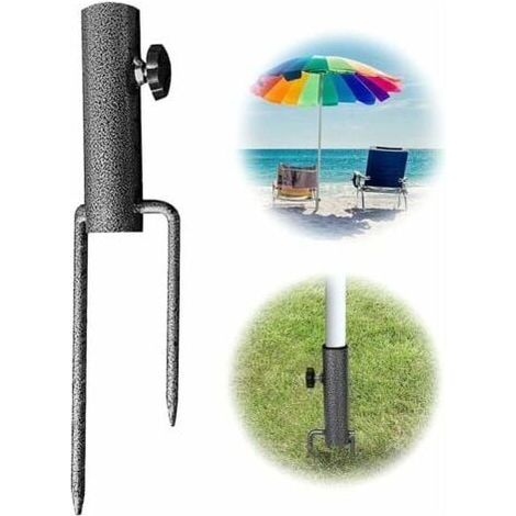 Umbrella Peg, Umbrella Peg, Beach Umbrella, Sand Anchor, Umbrella Pole, Iron, Umbrella Base, Umbrella Accessories, Balcony Fixing for Umbrella Poles, Thickness 28-32mm MUMU