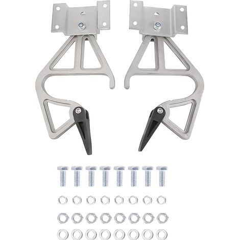2-teiliges Leiterschloss-Set aus Aluminium, ausziehbare Leiterschlösser, Leiterschloss mit Scheibenschlaufe in Pflaumenblütenform (1/5)