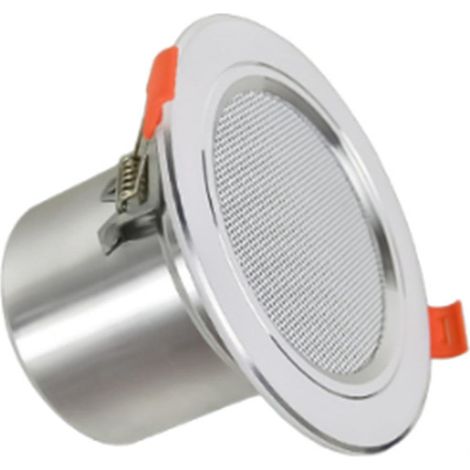 Haut-parleur de plafond de salle de bain 8 ohms 10 W, système de musique d'ambiance, boîtier en aluminium résistant à l'humidité, design élégant. (1/5)