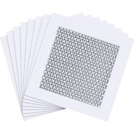 Lot de 8 patchs de réparation muraux en fibre de verre pour cloison sèche - Pour couvrir les fissures et les trous sur les clôtures en vinyle - Patchs autocollants en aluminium (1/5)
