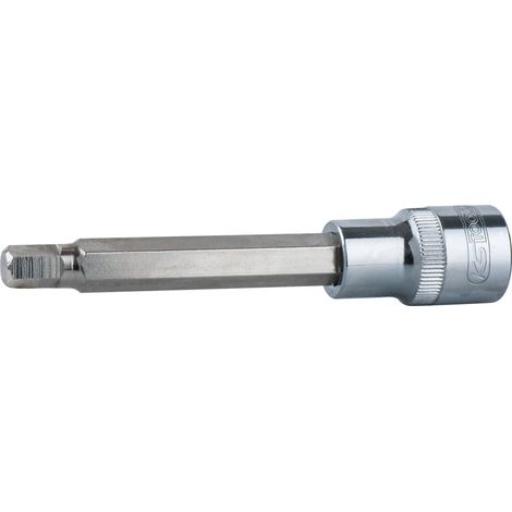 KS Tools 3/8" CHROMEplus Bit-Stecknuss Innensechskant lang, 4mm (1/4)