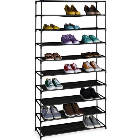 Organisateur de chaussures en tissu, pour entrée, chambre ou dressing, adapté aux espaces intérieurs et aux routines quotidiennes.-AquaForge (1/5)